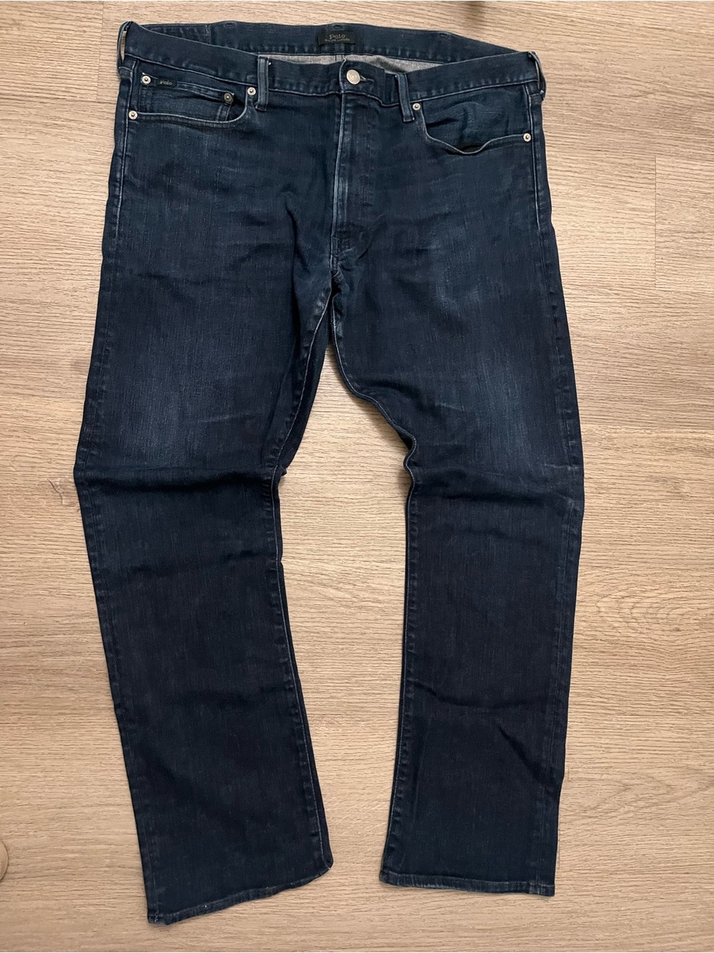 Polo Ralph Lauren Men's Dark Blue Maverick Slim Straight Jeans